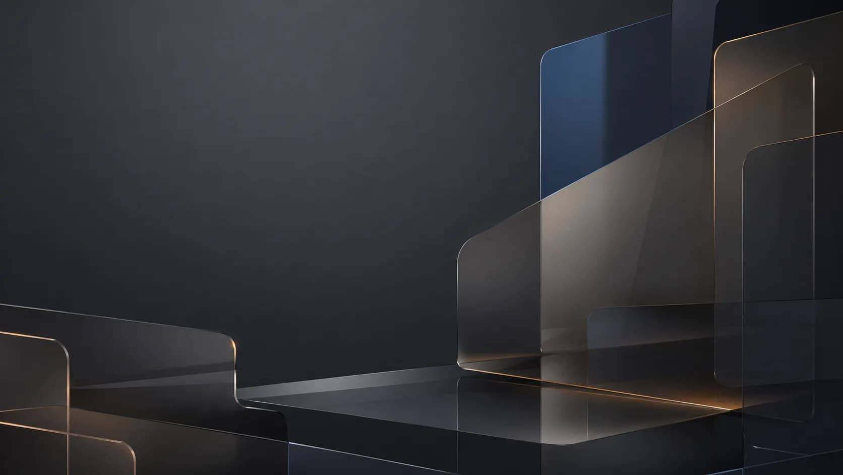 Transparent desktop areas with advanced workspace customization options.