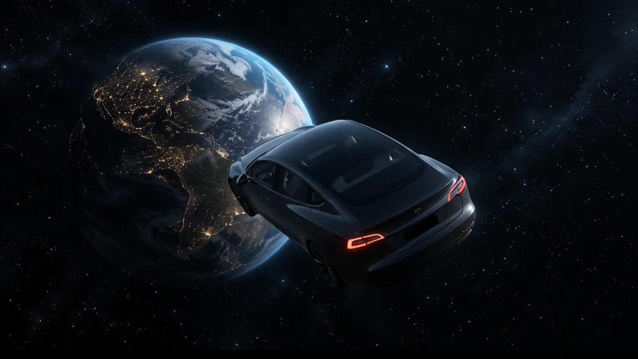 Car Above Earth — Car Above Earth comes to life as a surreal, silent animation for boxes and the desktop.