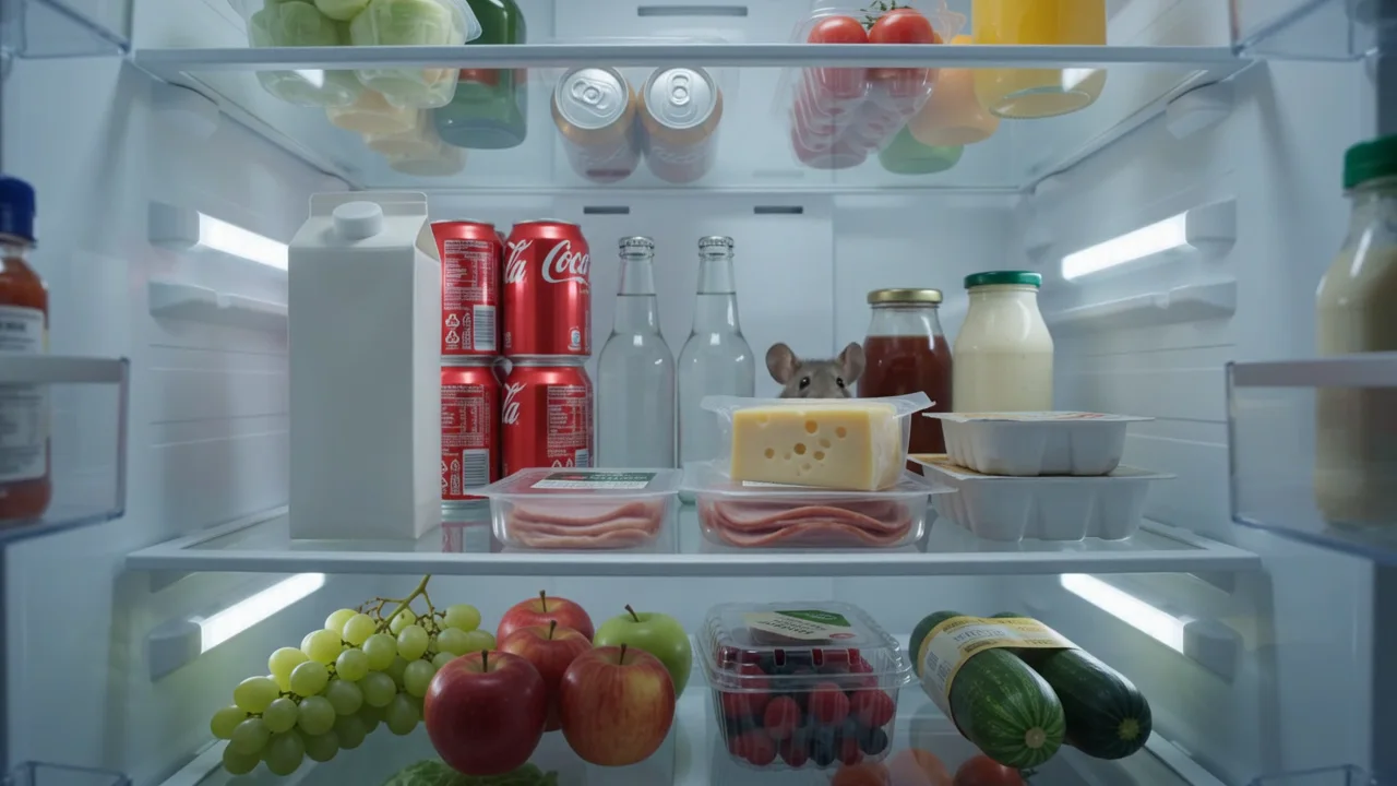 Mouse in the Refrigerator — Mouse in the Refrigerator comes to life as a surreal, silent animation for boxes and the desktop.