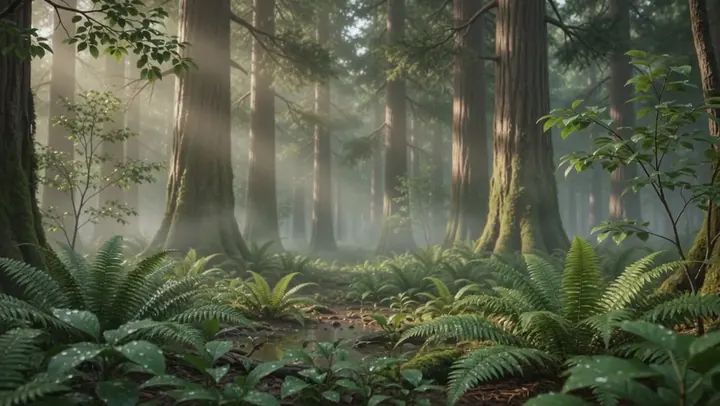 Butterfly in the Misty Forest — Butterfly in the Misty Forest comes alive as a silent animation for boxes and the desktop.
