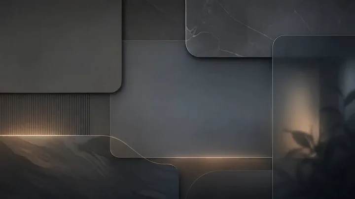Meditative Architectural Panels — Architectural panels move in a minimal, soothing composition.