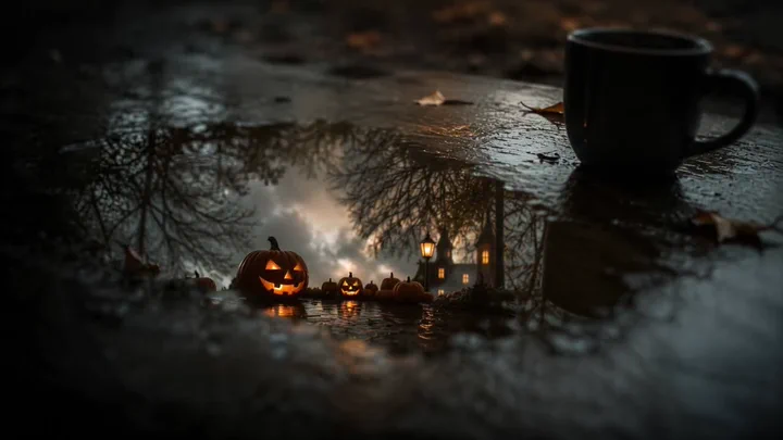 Foggy Pumpkin Still Life — A silent seasonal animation featuring “Foggy Pumpkin Still Life” for boxes and the desktop.