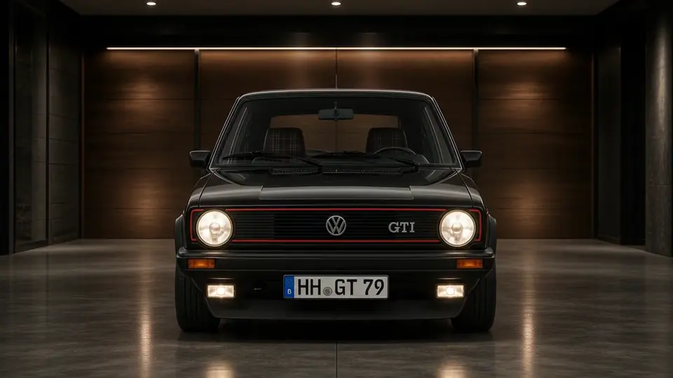 Black GTI Classic como fondo de coche animado para organizar visualmente el escritorio de Windows y el espacio de trabajo