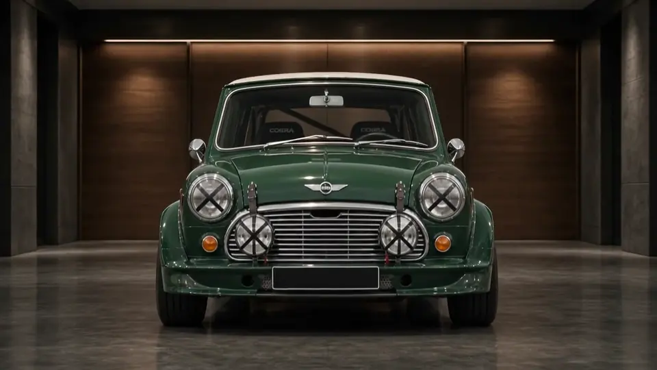 British Racing Green como fondo de coche animado para organizar visualmente el escritorio de Windows y el espacio de trabajo