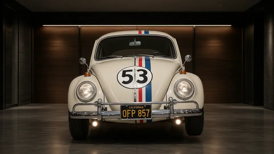 Rally Beetle 53 animated car background for a visual Windows desktop organizer and organized workspace