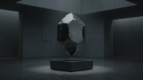 Black Crystal 2. A calm, silent animation: Black Crystal 2.