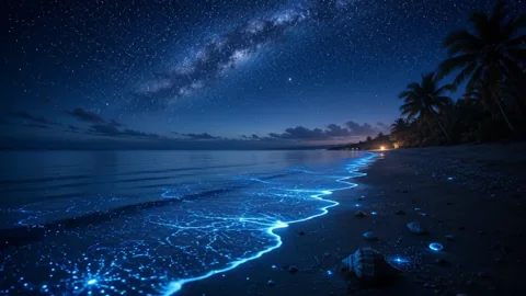 Magical Tides. A calm, silent animation: Magical Tides.