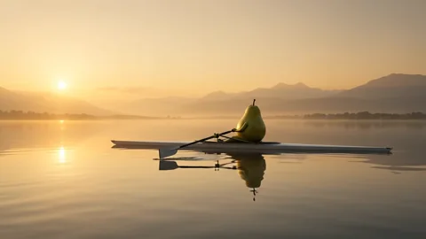 Rowing in Silence. A calm, silent animation: Rowing in Silence.